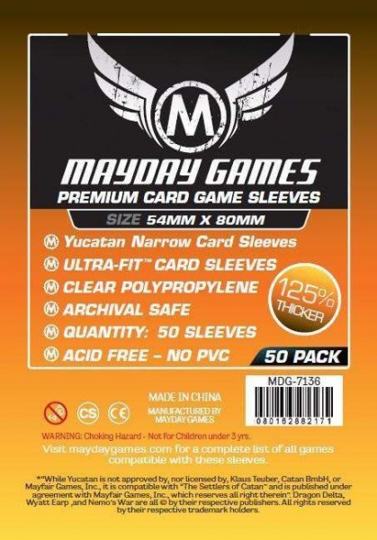 Mayday Premium 54 x 80 mm Size (50x)