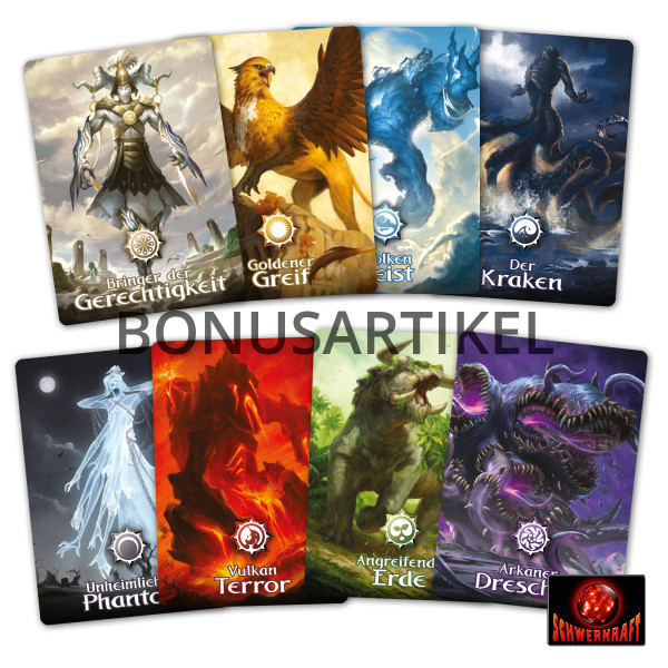 Siedlungen von Eldervale: Monsterkarten (8 Karten)