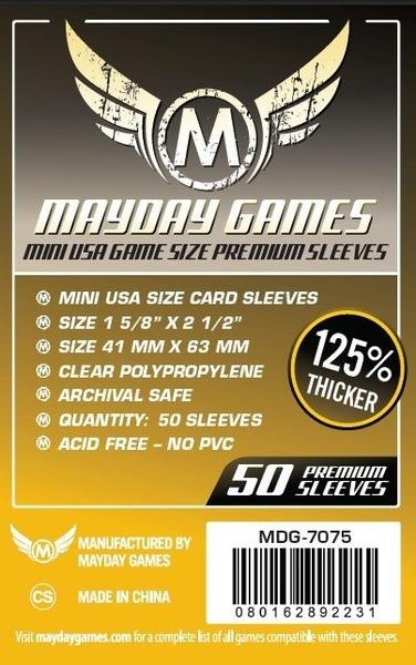 Mayday Premium Mini USA Game Size (50x)