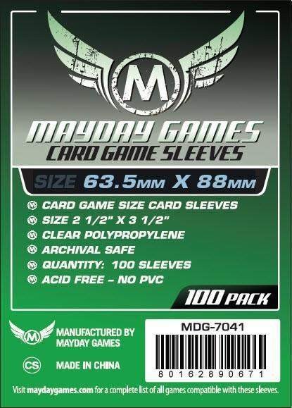 Mayday Standard Card Game Size