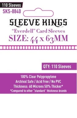 Sleeve Kings 44 x 63 mm Size (110x)