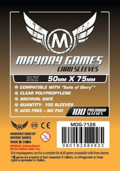 Mayday Standard 50 x 75 mm Size (100x)