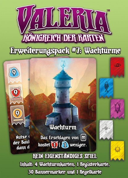 Valeria - Königreich der Karten: Erweiterungspack #7: Wachtürme