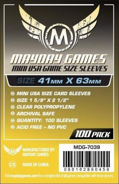 Mayday Standard Mini USA Size (100x)