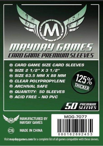 Mayday Premium Card Game Size