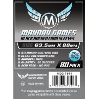 Mayday Premium Black Backed Card Game Size